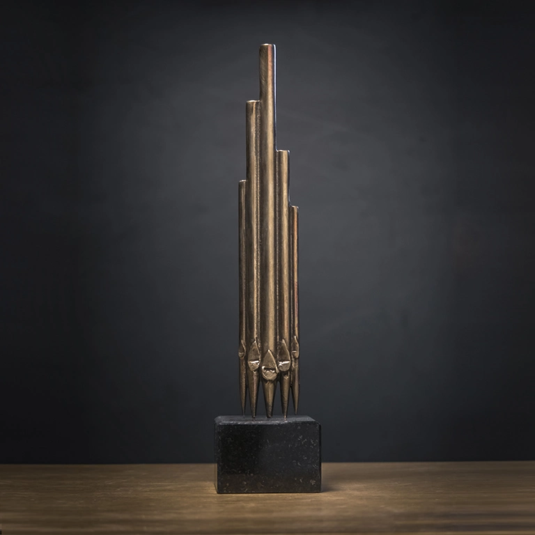 Festiwal Muzyki Organowej - statuetka z brązu organy