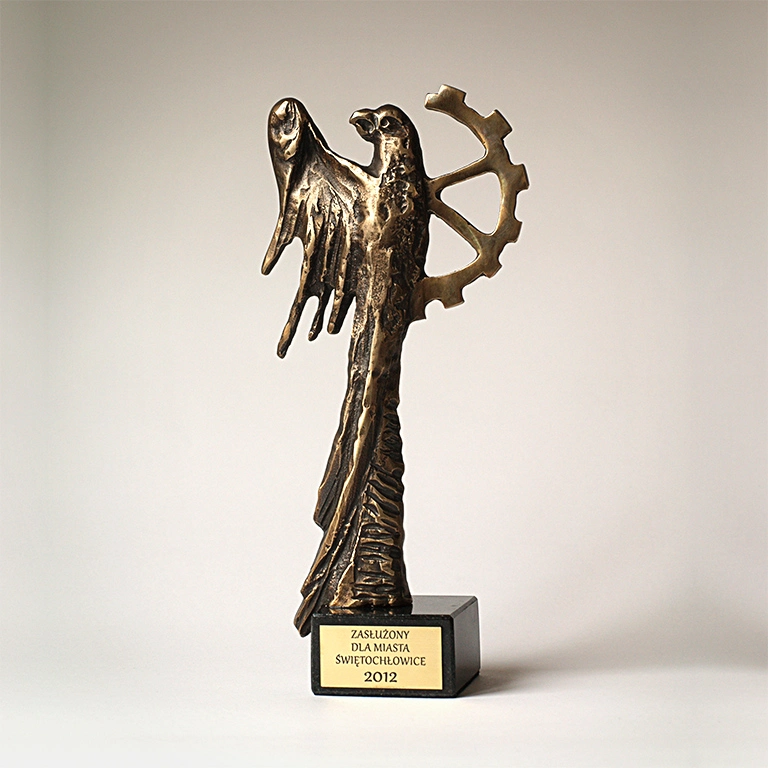 Statuetka zasłużony dla miasta Świętochłowice